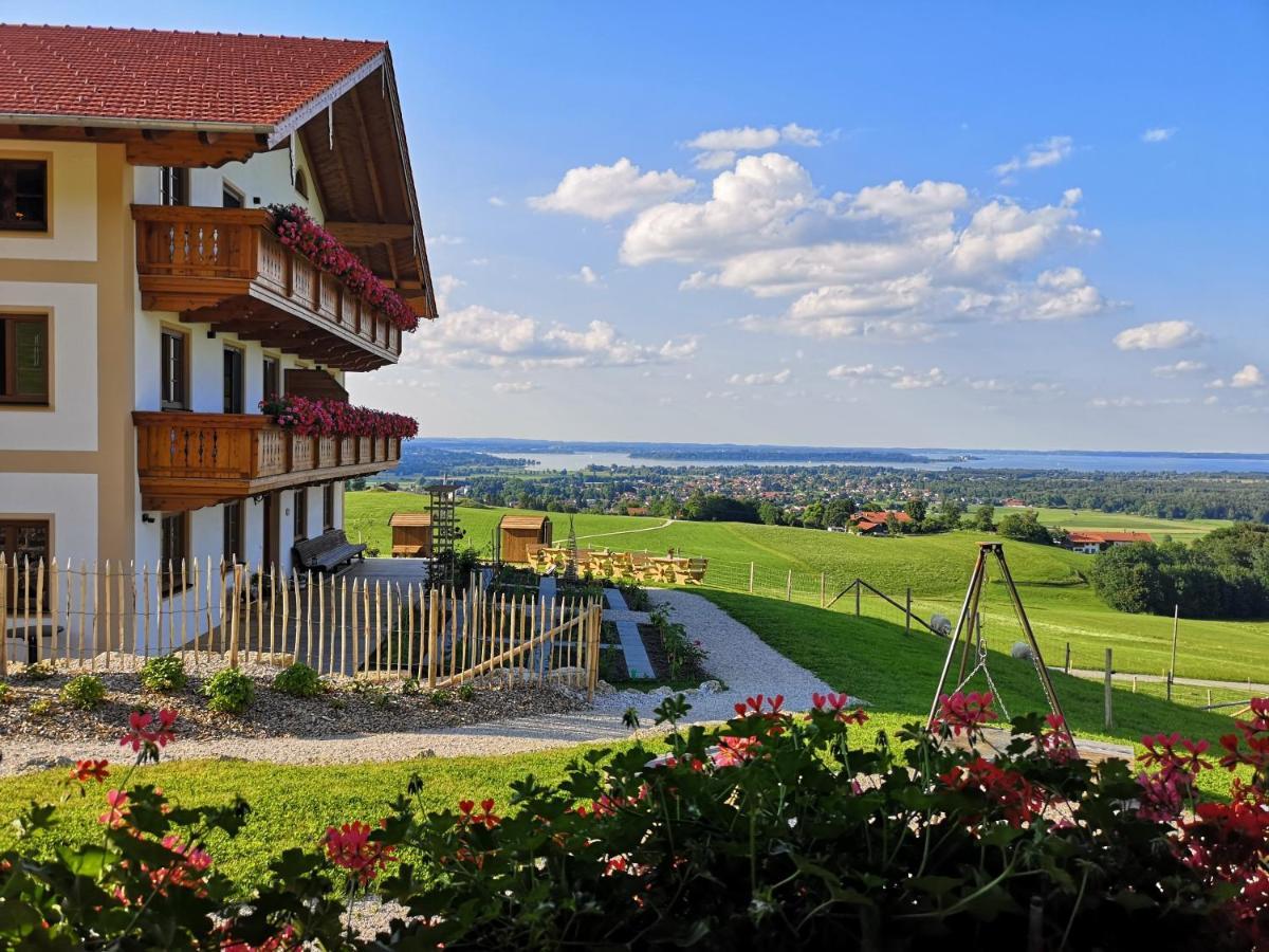 Schleipfnerhof Urlaub Auf Dem Bauernhof Villa Бернау ам Кимзе Екстериор снимка